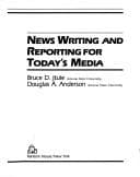 Tapa de News Writing and Reporting for Today's Media