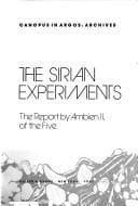Tapa de The Sirian experiments