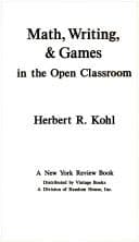 Tapa de Math, writing & games in the open classroom