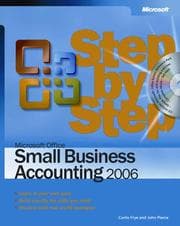 Tapa de Microsoft Office small business accounting 2006 step by step