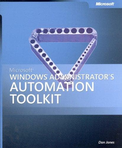 Tapa de Microsoft  Windows  Administrator's Automation Toolkit (Pro-One-Offs)