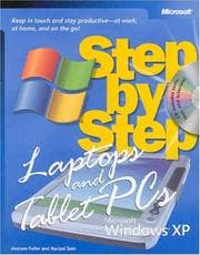 Tapa de Laptops and Tablet PCs with Microsoft Windows XP step by step