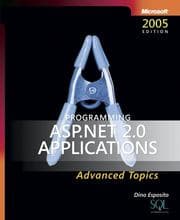 Tapa de Programming Microsoft  ASP.NET 2.0 Applications