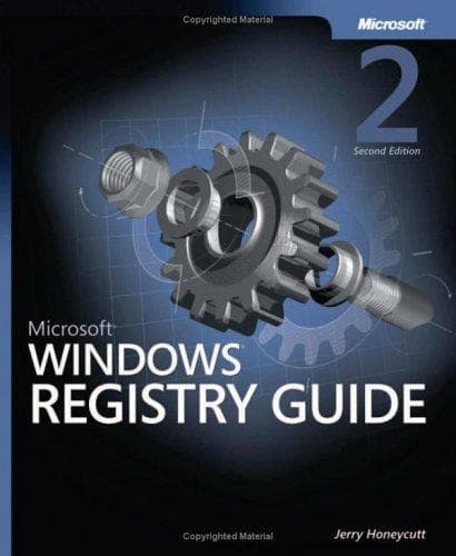 Tapa de Microsoft Windows Registry Guide, Second Edition (Pro One Offs)