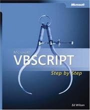 Tapa de Microsoft VBScript Step by Step