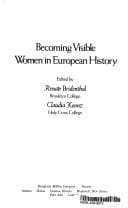 Tapa de Becoming visible