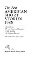 Tapa de The Best American Short Stories 1985