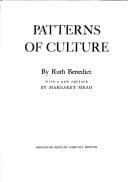 Tapa de Patterns of Culture