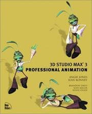 Tapa de 3D Studio Max 3 professional animation