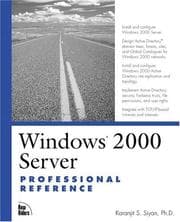 Tapa de Windows 2000 Server Professional Reference
