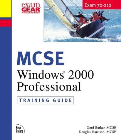 Tapa de MCSE Windows 2000 professional training guide
