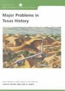 Tapa de Major problems in Texas history
