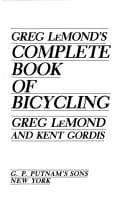 Tapa de Complete book of bicycling