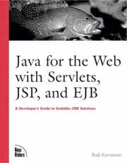 Tapa de Java for the Web with Servlets, JSP, and EJB