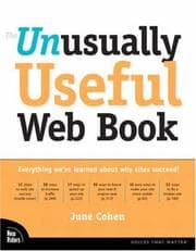 Tapa de The unusually useful Web book