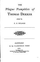 Tapa de The plague pamphlets of Thomas Dekker