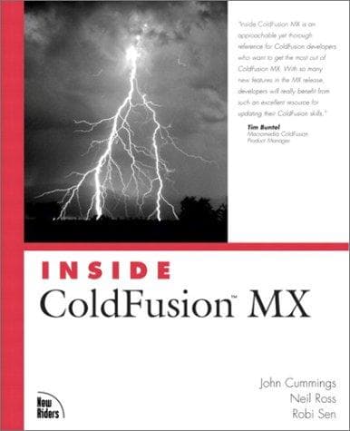 Tapa de Inside ColdFusion MX