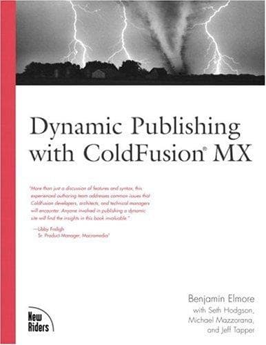 Tapa de Dynamic Publishing with ColdFusion MX