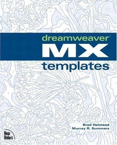 Tapa de Dreamweaver MX Templates