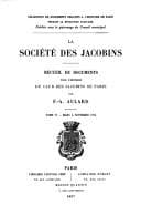 Tapa de La societe des Jacobins;
