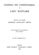 Tapa de Journals and correspondence of Lady Eastlake