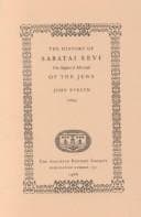 Tapa de The History of Sabatai Sevi, the Suppos'd Messiah of the Jews