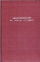 Tapa de Bibliographies for accounting historians