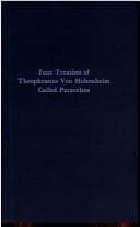 Tapa de Four treatises of Theophrastus von Hohenheim, called Paracelsus