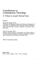 Tapa de Contributions to contemporary neurology