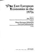 Tapa de The East European economies in the 1970s