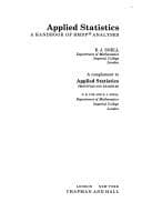 Tapa de Applied statistics