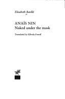 Tapa de Anaïs Nin