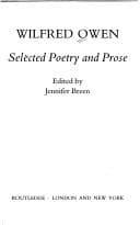 Tapa de Selected poetry and prose
