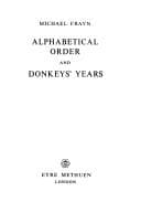 Tapa de Alphabetical order and Donkeys' years
