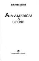 Tapa de A-A-America and Stone (Methuen Modern Play)