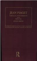 Tapa de Jean Piaget