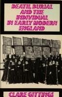 Tapa de Death, burial and the individual in early modern England