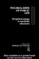 Tapa de Vocabularies of Public Life