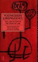 Tapa de Postmodern Jurisprudence