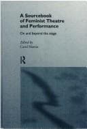 Tapa de A sourcebook of feminist theatre and performance