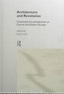 Tapa de Architecture and revolution