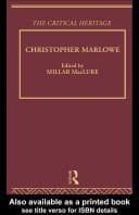 Tapa de Christpoher Marlowe