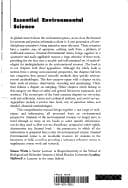 Tapa de Essential Environmental Science