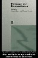 Tapa de Democracy and Democratization (Cambridge Edition of the Letters and)