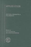 Tapa de Applied Ethics