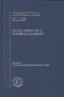 Tapa de Organizational Studies