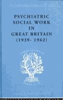 Tapa de Psychiatric social work in Great Britain, 1939-1962