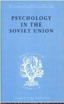 Tapa de Psychology in the Soviet Union