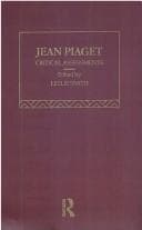 Tapa de Crit Assess Jean Piaget V 1 (Critical assessments of leading psychologists)