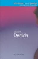 Tapa de Jacques Derrida (Routledge Critical Thinkers)